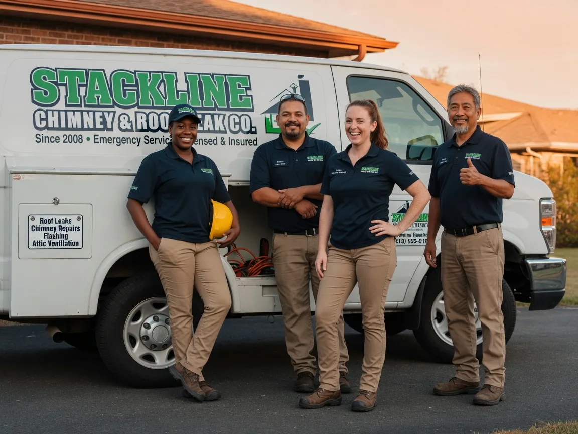 Chimney flashing repair company in Otter Lake, MI